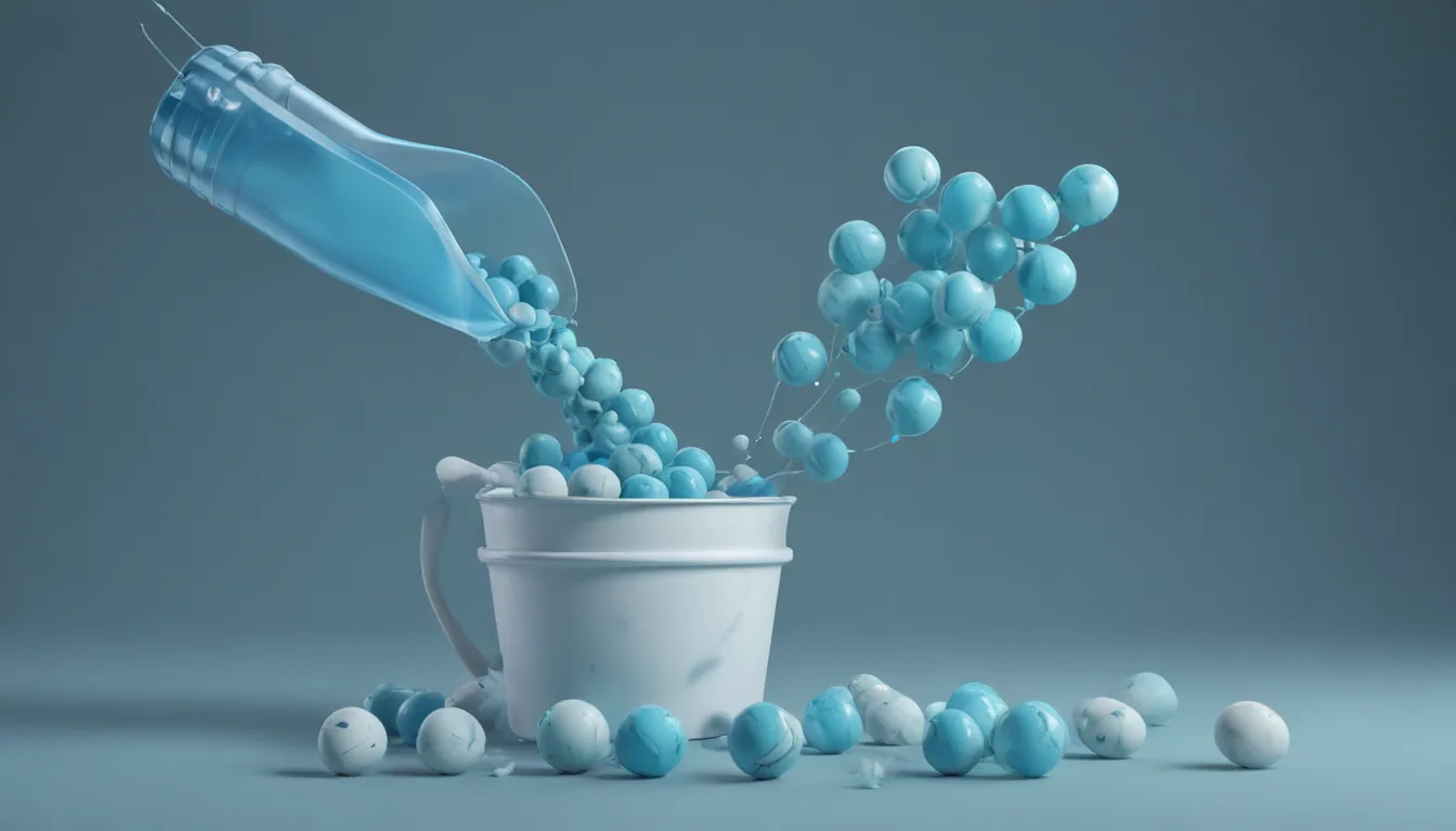 A see-through pipeline moving tagged marbles from a funnel through a gate into a basket, each marble trailing a coloured thread of the same colour.
